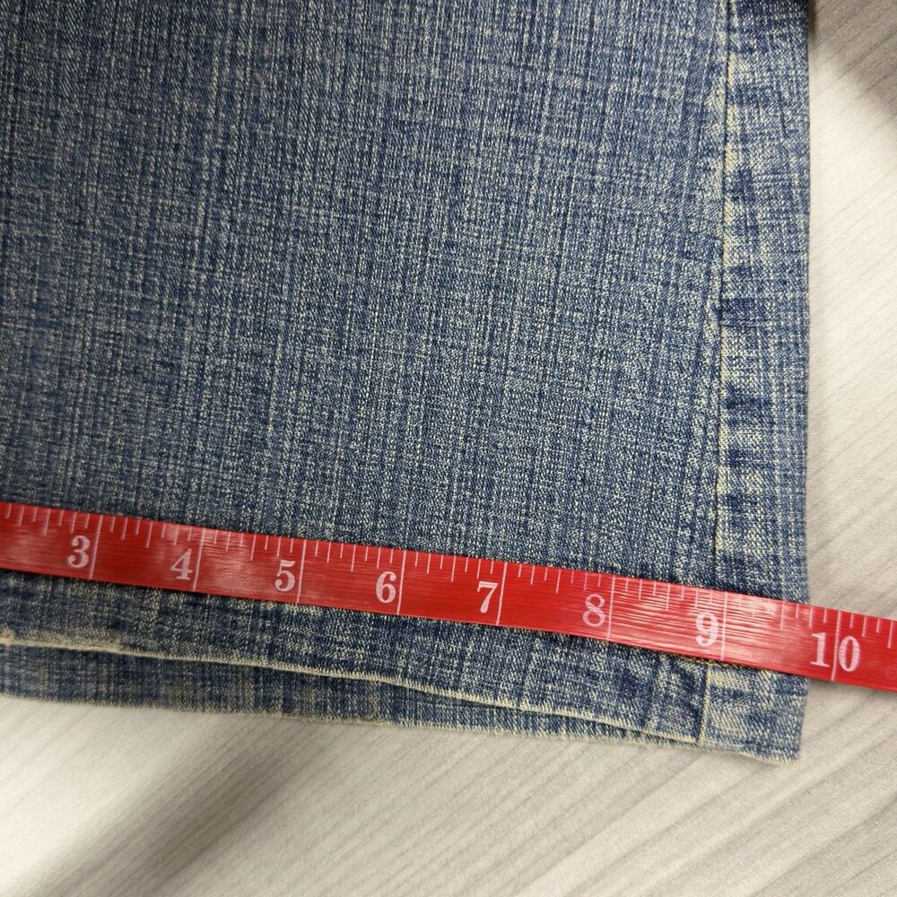 D.Jeans Women Size 14 Medium Wash Floral Embroidered Bootcut Denim Jeans Y2K VTG - Picture 8 of 9